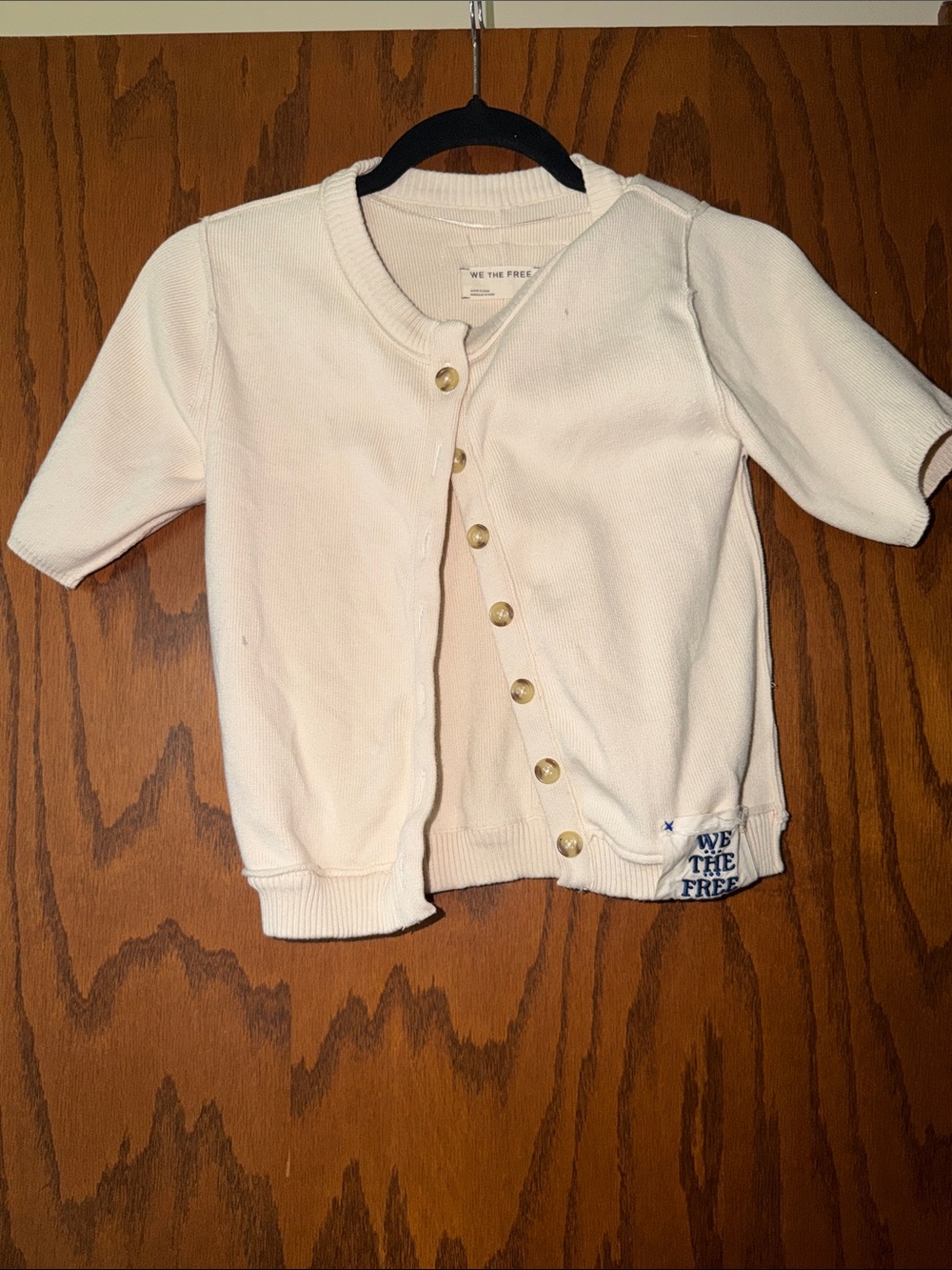We the free short sleeved cardigan